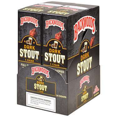 Backwoods Dark Stout Cigars 24ct 1 Dark Stout Backwoods cigars