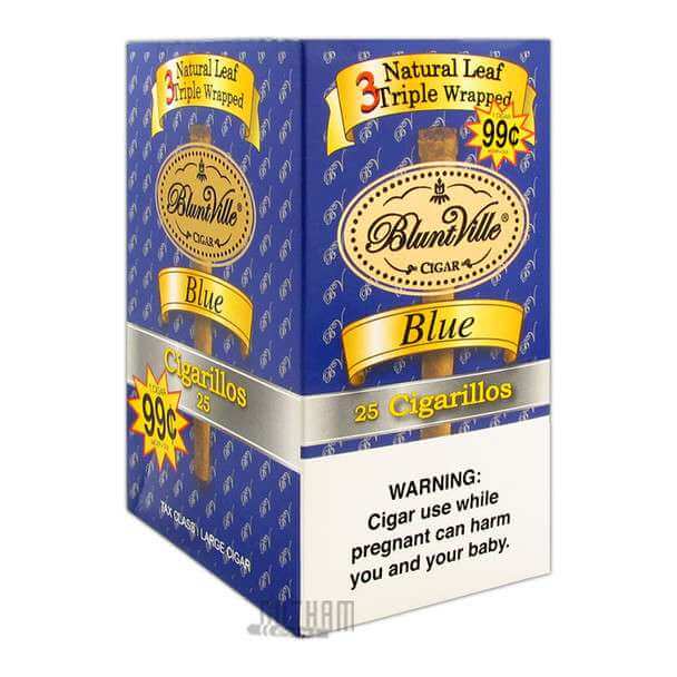 Bluntville Triple Wrapped Blue Cigars 1 bluntville tripple Wrapped Blue cigars
