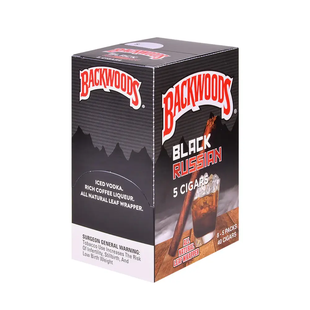 Backwoods Black Russian Cigars 8/5Ct 1 Buy Black Russian Backwoods and Backwoods Russian Cream cigars in Sydney